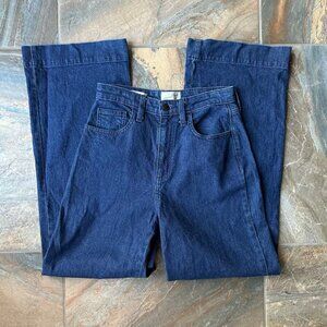 Universal Thread High Rise Wide Leg Jeans Dark Wash Women's Size 4 Regular